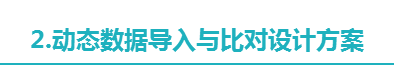 标题·动态数据导入与对比设计方案