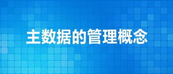 主数据的管理概念