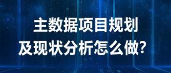 主数据管理实施的项目规划及现状分析怎么做？