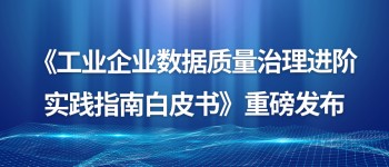 《工业企业数据质量治理进阶实践指南白皮书》重磅发布